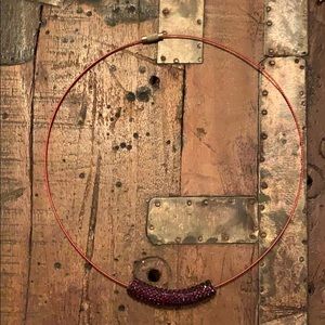 Red Wire Necklace